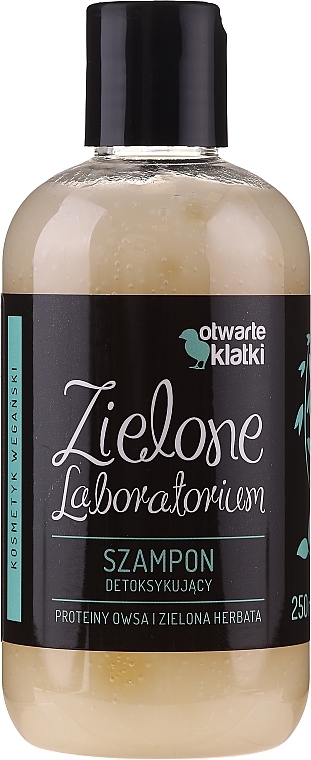 GIFT! Oat Protein & Green Tea Detox Shampoo - Zielone Laboratorium — photo N1