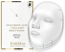 Fragrances, Perfumes, Cosmetics フェイス マスク - Eclat Skin London Hyaluronic Acid & Collagen Sheet Masks