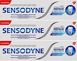 Set - Sensodyne Repair&Protect (toothpaste/3x75ml) — photo N1