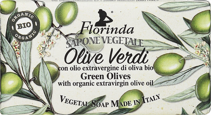 Natural Organic Olive Oil - Florinda Green Olives With Organic Extravirgin Olive Oil — photo N1