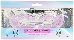 Glitter Hydrogel Eye Patches - IDC Institute C Shaped Glitter Hydrogel Eye Pad Purple — photo N1