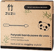 Fragrances, Perfumes, Cosmetics Bamboo Cotton Buds with Different Tips - Zuzii Bamboo Cotton Buds