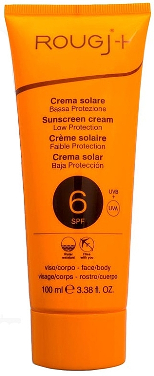 Sunscreen SPF6 - Rougj Low Sun Protection For Body And Face SPF6 — photo N1