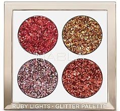 Eyeshdow Palette - Nabla Ruby Lights Collection Glitter Palette — photo N3
