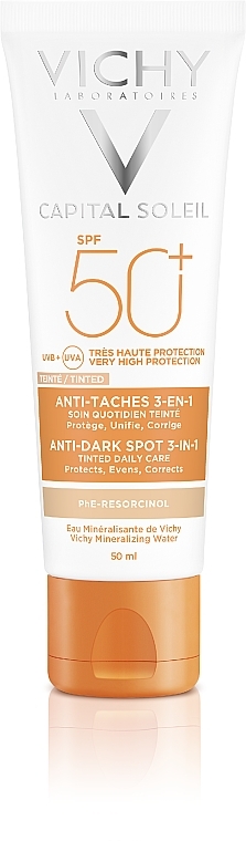 Anti Age Spots Toning Treatment - Vichy Ideal Soleil Anti Dark Spot Spf 50 — photo N1