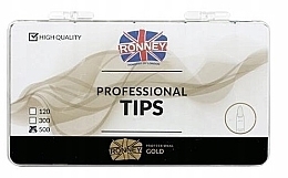 Fragrances, Perfumes, Cosmetics Nail Tips, almond, cream, 500 pcs - Ronney Professional Tips