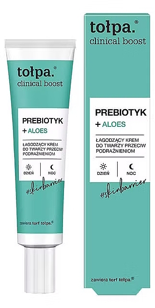 アンチイリテーション スージング フェイスクリーム - Tolpa Clinical Boost Prebiotic+Aloe — photo N1