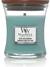 Fragrances, Perfumes, Cosmetics Scented Candle in Glass - Woodwick Blue Java Banana Candle