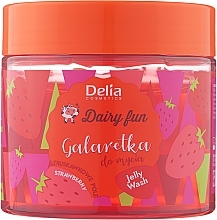 Strawberry Shower Jelly - Delia Dairy Fun Strawberry Field — photo N2