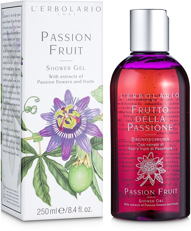 Bath Foam & Shower Gel "Passionflower" - L'erbolario Bagnoschiuma Frutto della Passione — photo N1