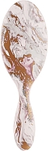 Hair Brush, bronze - The Wet Brush Metallic Marble Bronze — photo N2