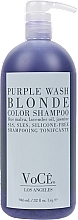 Blonde Shampoo - VoCe Haircare Purple Wash Blonde Color Shampoo — photo N1