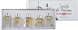 Charrier Parfums Secrets De Parfums - Set (edp/9.9ml + edp/10.5ml + edp/9.9ml + edp/9.9ml + edp/9.8ml) — photo N1