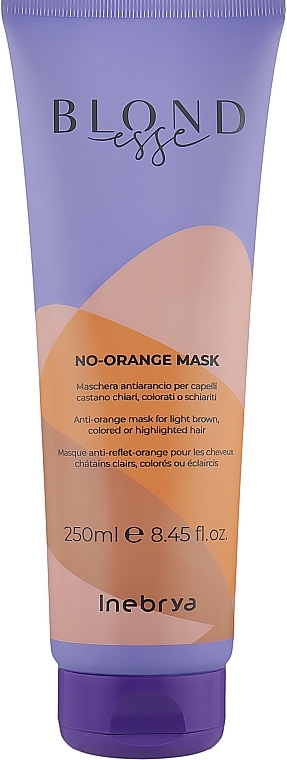 No-Orange Mask for Colored Hair - Inebrya Blondesse No-Orange Mask — photo N1