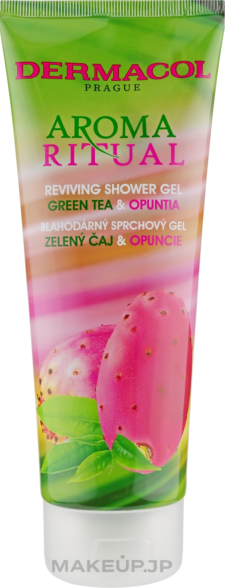 Shower Gel - Dermacol Aroma Ritual Green Tea & Opuntia Shower Gel — photo 250 ml