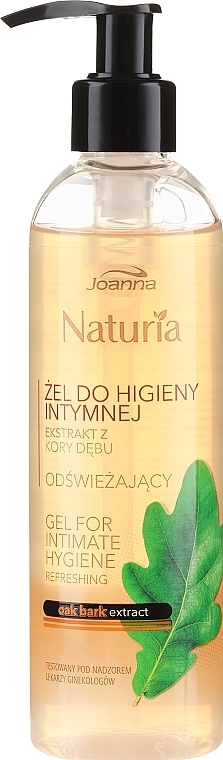 Intimate Wash Gel with Oak Bark Extract - Joanna Naturia Intimate Hygiene Gel — photo N1