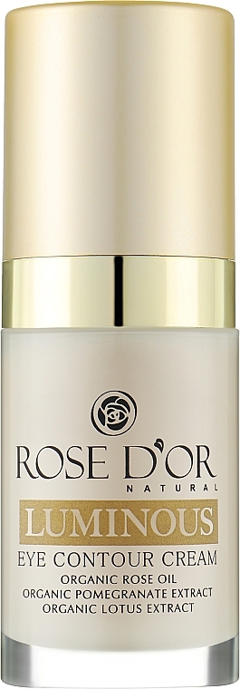 Anti-Aging Eye Contour Cream - Bulgarian Rose Rose D'or Luminous Eye Contour Cream — photo N1