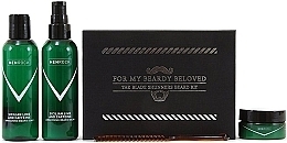 Fragrances, Perfumes, Cosmetics Set - Men Rock Awakening Beardy Beloved Care Kit (soap/100ml + balm/100ml + wax/25ml + comb/1pcs)