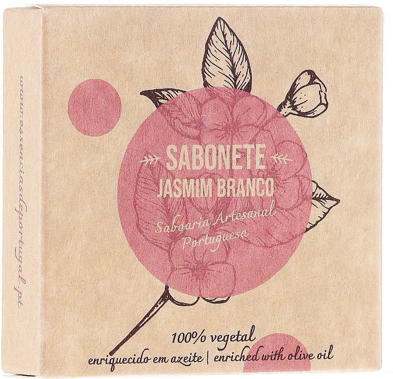 Natural Soap "Jasmine" - Essencias De Portugal Senses Jasmine Soap With Olive Oil — photo N1
