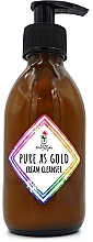 Fragrances, Perfumes, Cosmetics Creamy Face Cleansing Gel 'Pure as Gold' - Nowa Kosmetyka Pure as Gold Cream Cleanser