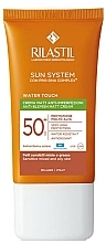 Fragrances, Perfumes, Cosmetics Imperfection-prone Skin Mattifying Sunscreen SPF 50+ - Rilastil Sun System Water Touch Anti-Blemish Matt Cream SPF 50+