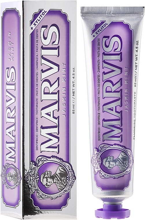 Toothpaste with Xylitol "Jasmine and Mint" - Marvis Jasmine Mint + Xylitol — photo N1