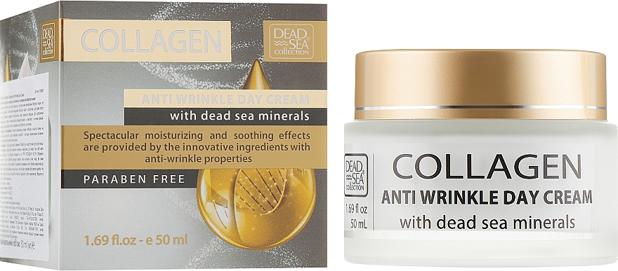 Anti-Wrinkle Day Cream with Collagen - Dead Sea Collection Collagen Anti-Wrinkle Day Cream — photo N1