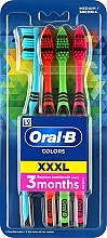 Fragrances, Perfumes, Cosmetics Medium Hard Toothbrush Set - Oral-B Color Collection XXXL