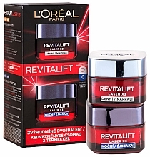 Set - L'Oreal Paris Revitalift Laser X3 (f/cr/50ml + f/cr/50ml) — photo N2