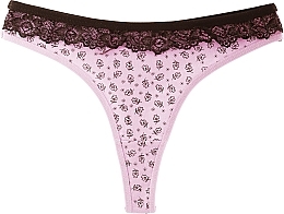 Lace Thong, pink - Moraj — photo N1