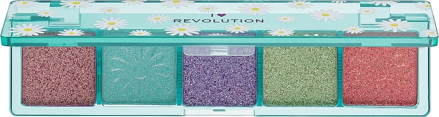 Eyeshadow Palette - I Heart Revolution Mini Match Palette Oops a Daisy — photo N1