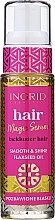 Linseed Oil Serum for Damaged & Dull Hair - Ingrid Cosmetics Vegan Concentrated Hair Serum Flaxseed Oil — photo N1