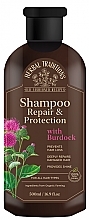 Burdock Shampoo - Herbal Traditions Shampoo Repair & Protection With Burdock — photo N11