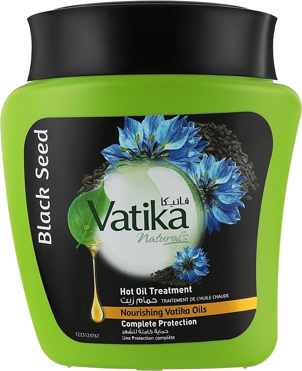 Black Cumin Seeds Hair Mask - Dabur Vatika Black-Seed Deep Conditioner Hair Mask — photo N2