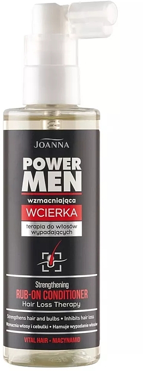 Anti Hair Loss Conditioner - Joanna Power Men Strengthening Rub-On Conditioner Hair Loss Therapy — photo N1