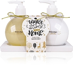 Fragrances, Perfumes, Cosmetics Body Set - Accentra Winter Magic Winter Is The Time For Home Bath Set (soap/240ml + lot/240ml)