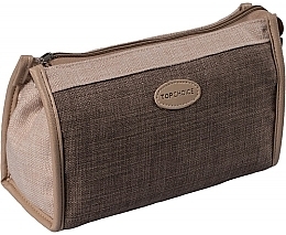 Makeup Bag "Nature Tones", 99250, light brown zipper - Top Choice — photo N1