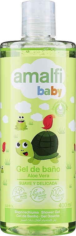 Baby Shower Gel with Aloe Vera Extract - Amalfi Aloe Vera Bath And Shower Gel — photo N1