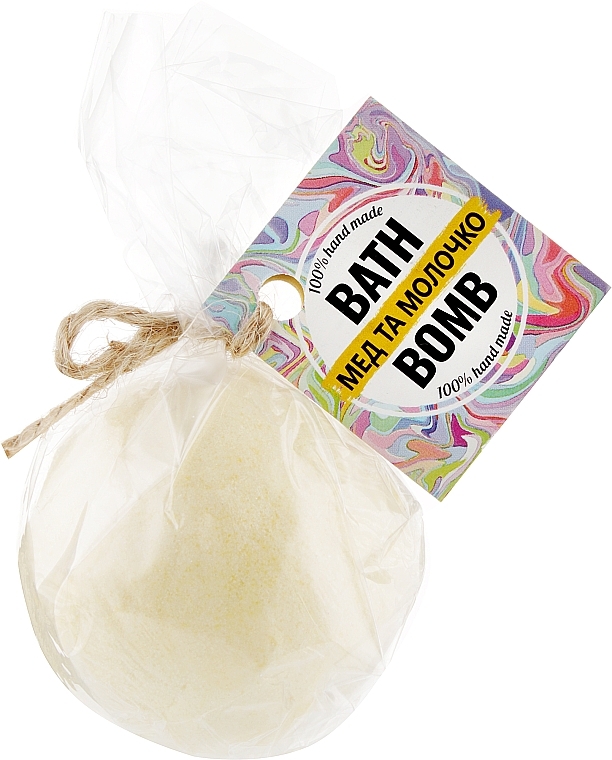 Bubbling Bath Bomb 'Honey & Milk' - Flory Spray — photo N1