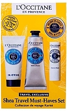 Fragrances, Perfumes, Cosmetics Set - L?Occitane Shea Travel Must-Haves Set (b/cr/20ml + h/cr/30ml + lip/balm/2g + b/balm/10ml)