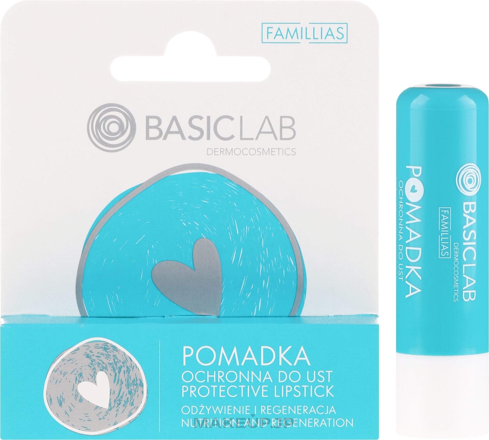 Protective Lipstick - BasicLab Dermocosmetics Famillias — photo 4 g