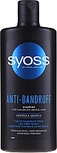Fragrances, Perfumes, Cosmetics Shampoo for Dandruff-Prone Hair - Syoss Anti-Dandruff Centella Asiatica Shampoo