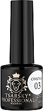 Fragrances, Perfumes, Cosmetics Reflective Gel Polish - Tsarsky Proffesional Crystals Polish Gel