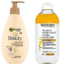 Fragrances, Perfumes, Cosmetics Set - Garnier Fructis Oil Repair Intense (water/400ml + b/lot/250ml)