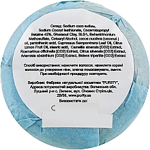 Solid Shampoo for Oily Hair with Ghassoul Clay & Coconut Oil - Purity — photo N2