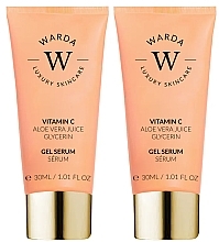 Fragrances, Perfumes, Cosmetics Set - Warda Skin Glow Boost Vitamin C Gel Serum (gel/serum/2x30ml)