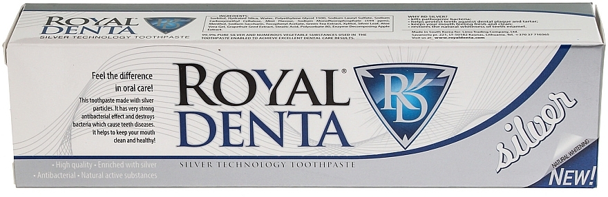 Silver Toothpaste - Royal Denta Silver Technology Toothpaste — photo N6