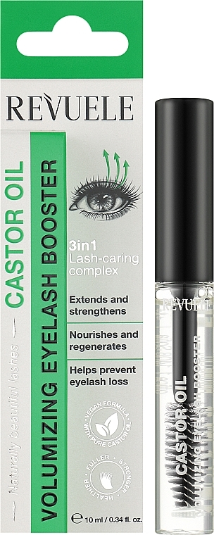 Lash Recovery Booster Serum with Castor Oil - Revuele Castor Oil Volumizing Eyelash Booster — photo N2