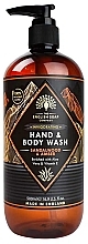 Fragrances, Perfumes, Cosmetics Liquid Soap 'Sandalwood and Amber' - The English Soap Company Radiant Collection Sandalwood & Amber Hand & Body Wash