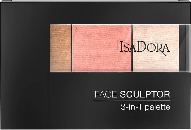 Face Sculptor Palette - Isadora Face Sculptor 3-in-1 Palette — photo N2